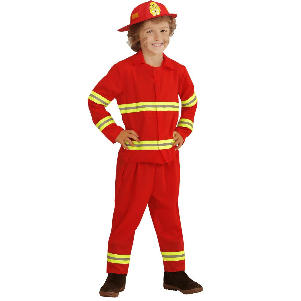 Costume Carnevale Bambino Pompiere Travestimento FireMan PS 26492 Pelusciamo Store Marchirolo
