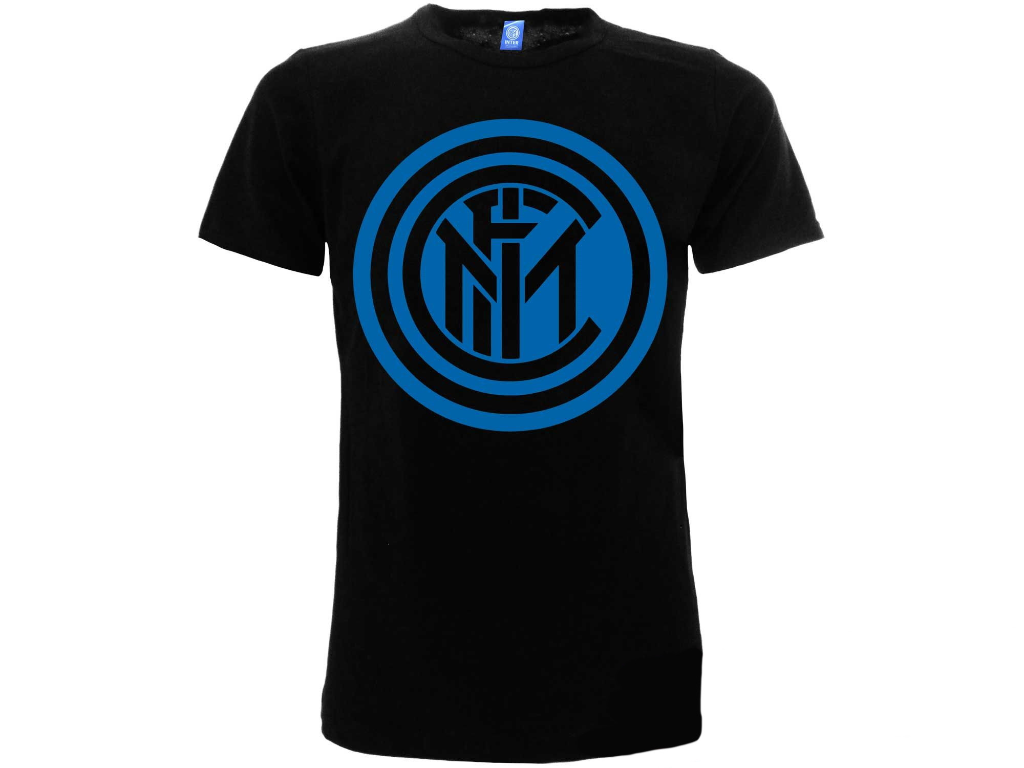 T-Shirt Inter Bambino Logo Grande Abbigliamento Ragazzo Ufficiale FC  Internazionale PS 11671