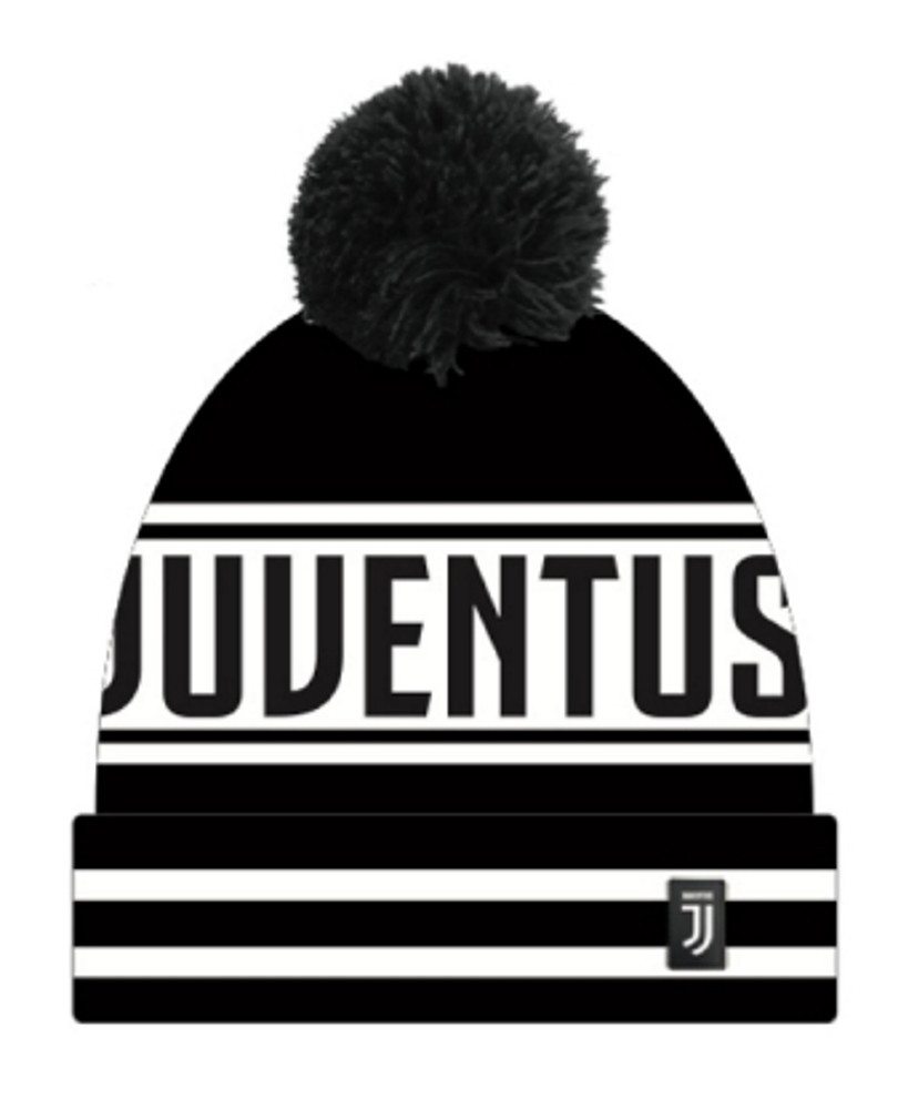 Cappello Adulto Invernale Ponpon Jaquard Fc Juventus  | Pelusciamo.com