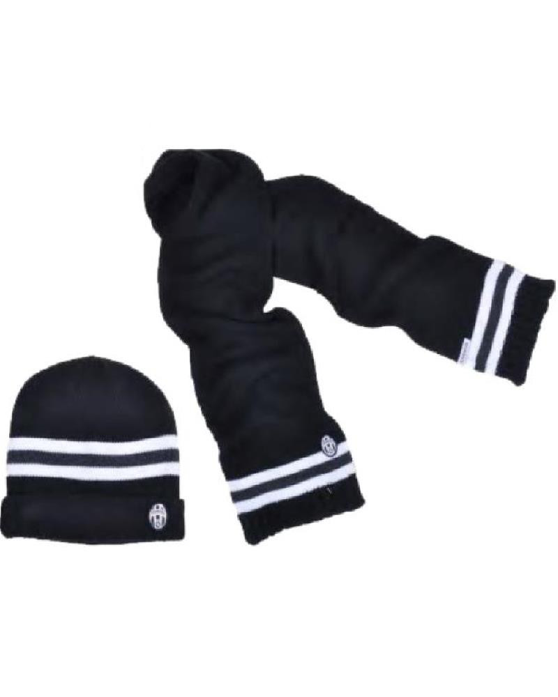 Abbigliamento Juve gadget tifosi cappello + sciarpa baby Juventus Fc PS 18500