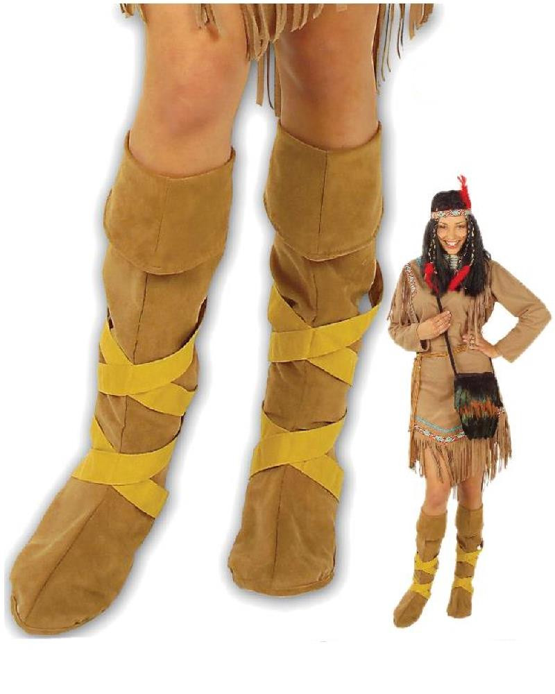 Copristivali Indiana Accessori Costume Carnevale Donna indiani Far West PS 19856 pelusciamo store marchirolo