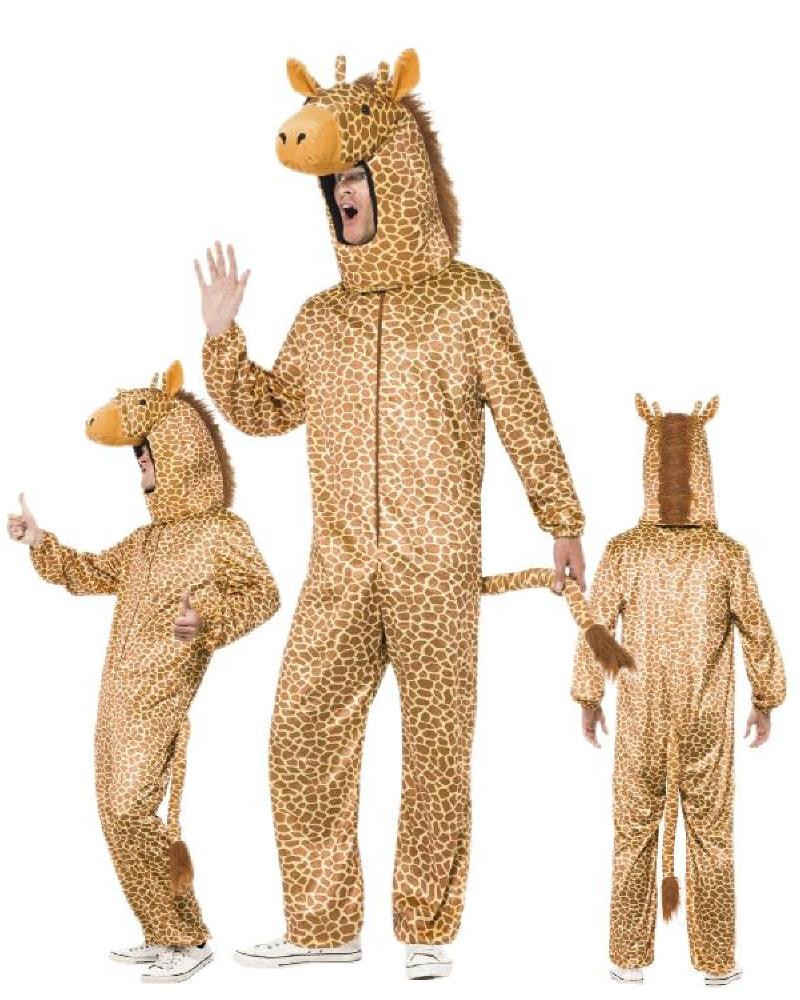 Costume Carnevale Adulto Mascotte Giraffa, serie Animali  | Pelusciamo Store