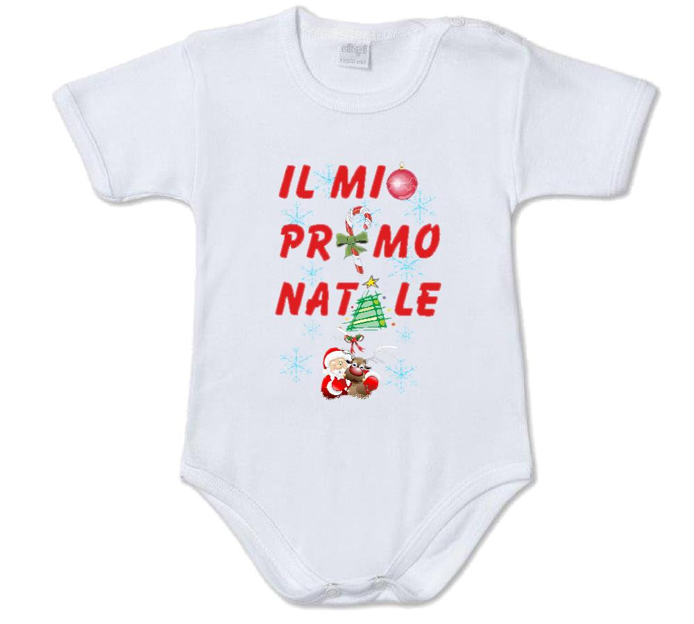 Body Neonato Natalizio Il Mio Primo Natale PS 28180-12 pelusciamo store Marchirolo