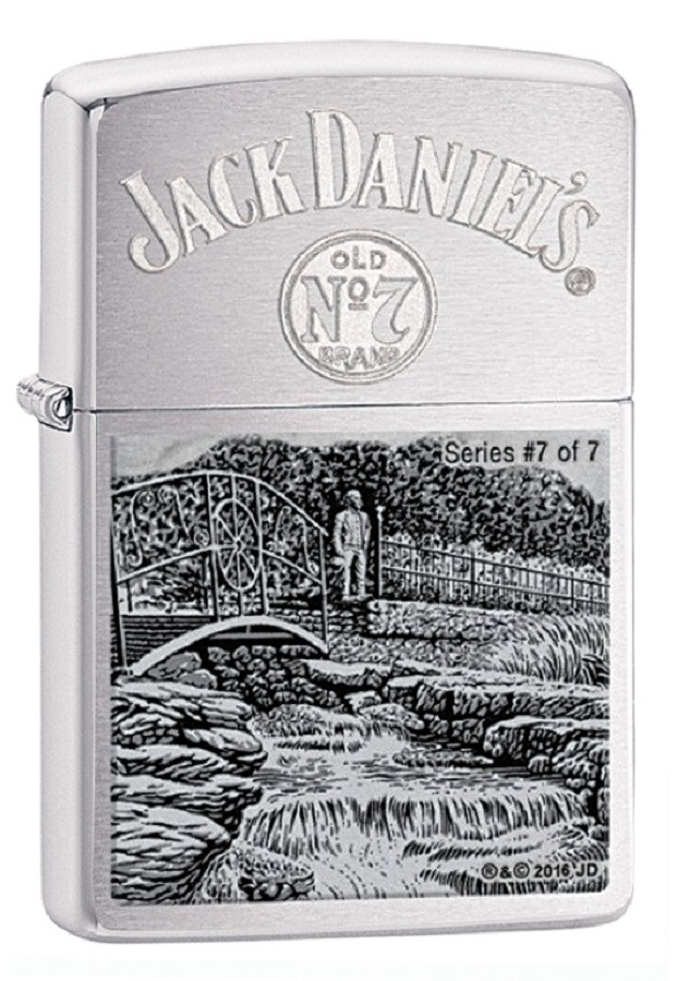 Accendino Zippo Jack Daniels scene 7 limited edition *08210 pelusciamo store