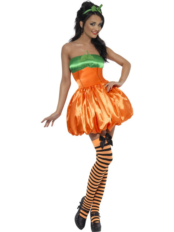 Costume Carnevale travestimento Halloween Donna Zucca smiffys *11929  pelusciamo.com