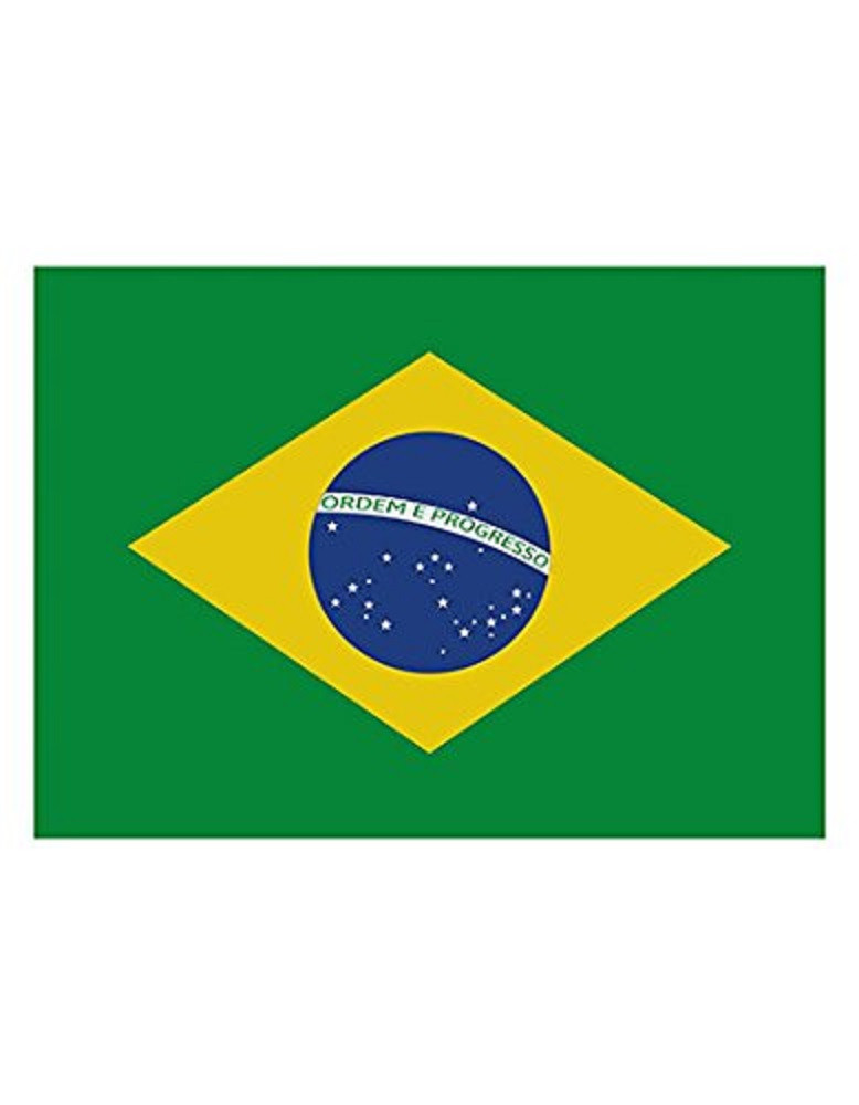 Bandiera Nazionale Brasiliana100x140 Cm Bandiere Brasile PS 09362 Pelusciamo Store Marchirolo