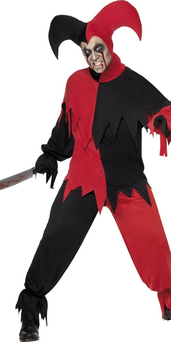 Costume Halloween Adulto Giullare Dark Horror  | Pelusciamo.com