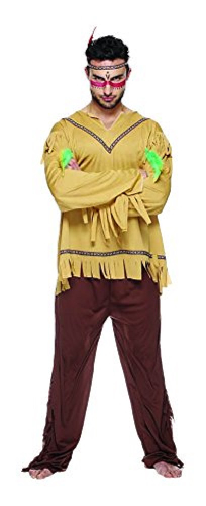 Costume Carnevale Adulto Indiano , Vestito Far West  05231 pelusciamo store