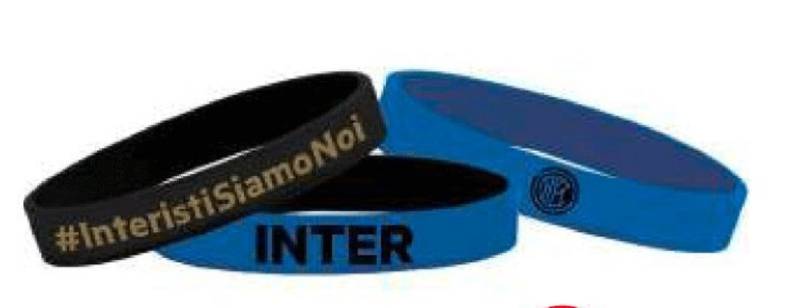 Kit 3 braccialetti In Silicone Forza Inter FC Internazionale PS 00911 Pelusciamo Store Marchirolo