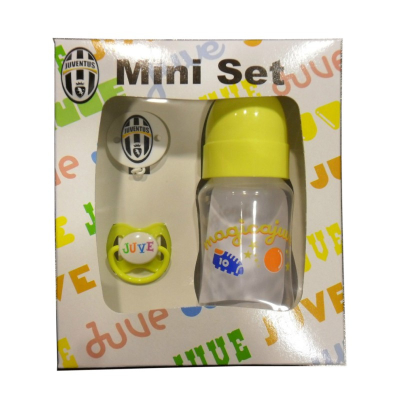 Accessori ufficiali Juventus Fc Mini set per baby fan 3 pezzi *16551