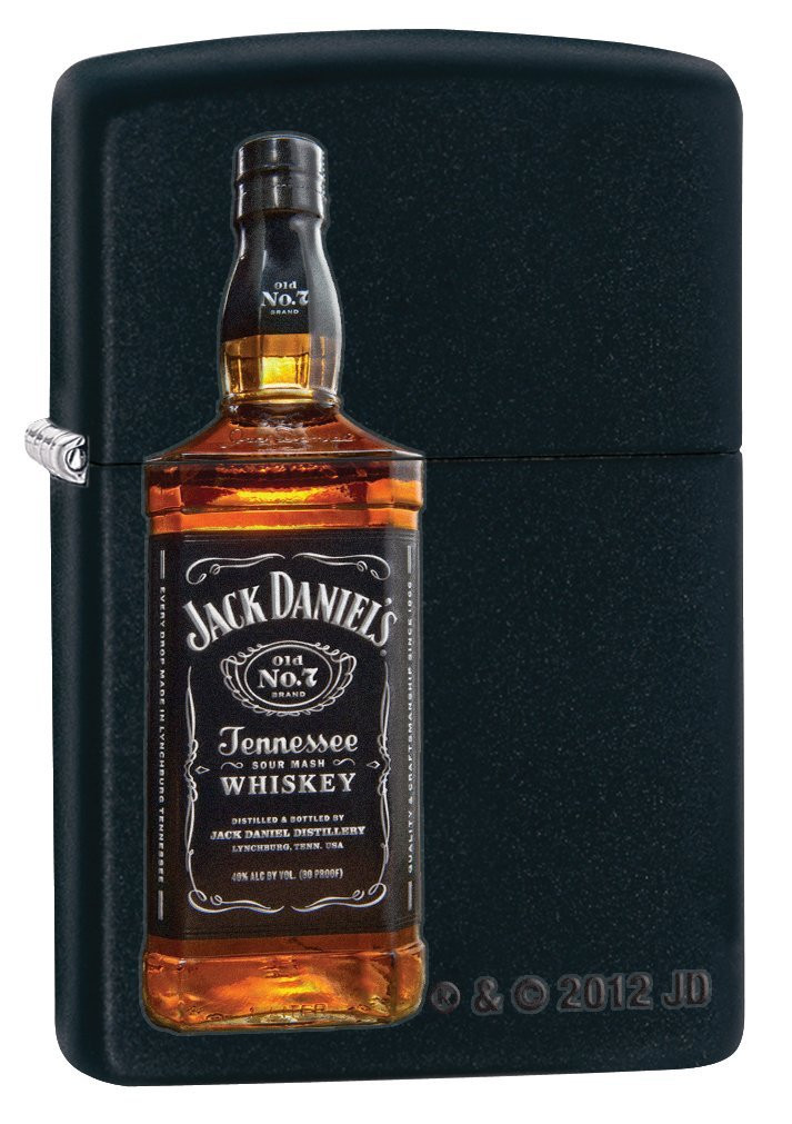 Accendino Zippo Jack Daniel's black 1 bottle 28422 *09499 pelusciamo store