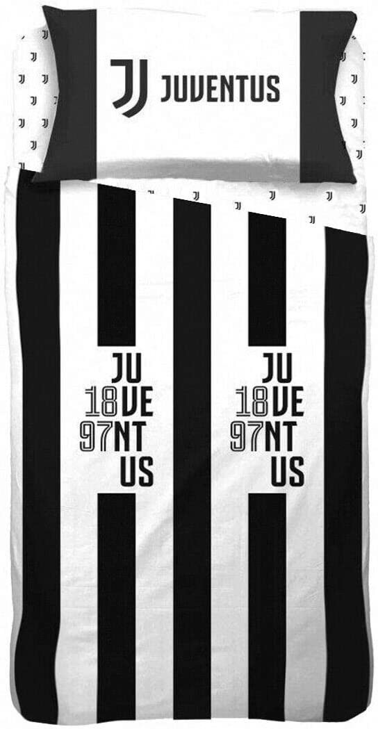 Juventus Completo Letto 1 Piazza Federa + Lenzuola Juve JJ | Pelusciamo.com