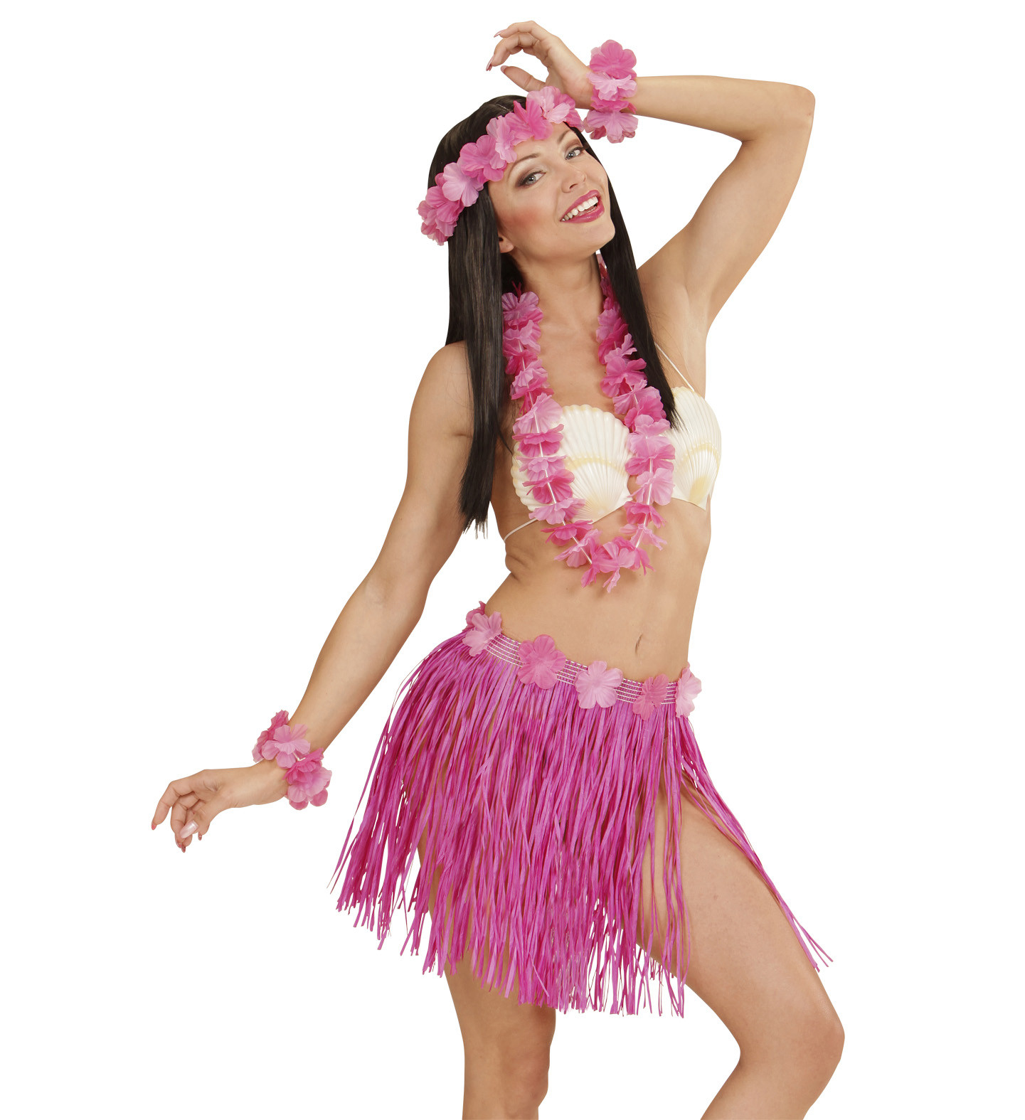 Accessorio Costume Carnevale  Set Hawaiana Rosai Party Hawaii | pelusciamo.com