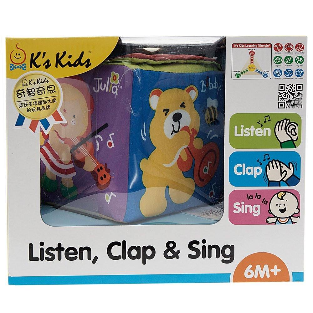 Gioco Cubo Musicale Listen, Clap & Sing !  K'Kids PS 05735