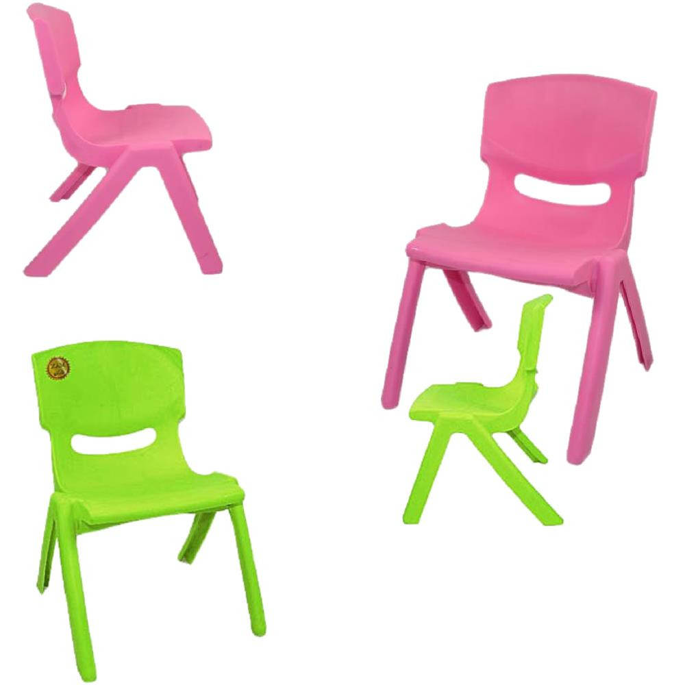 Sedia In Plastica Per Bambini Rosa Verde Multicolore PS 09984 Pelusciamo Store Marchirolo