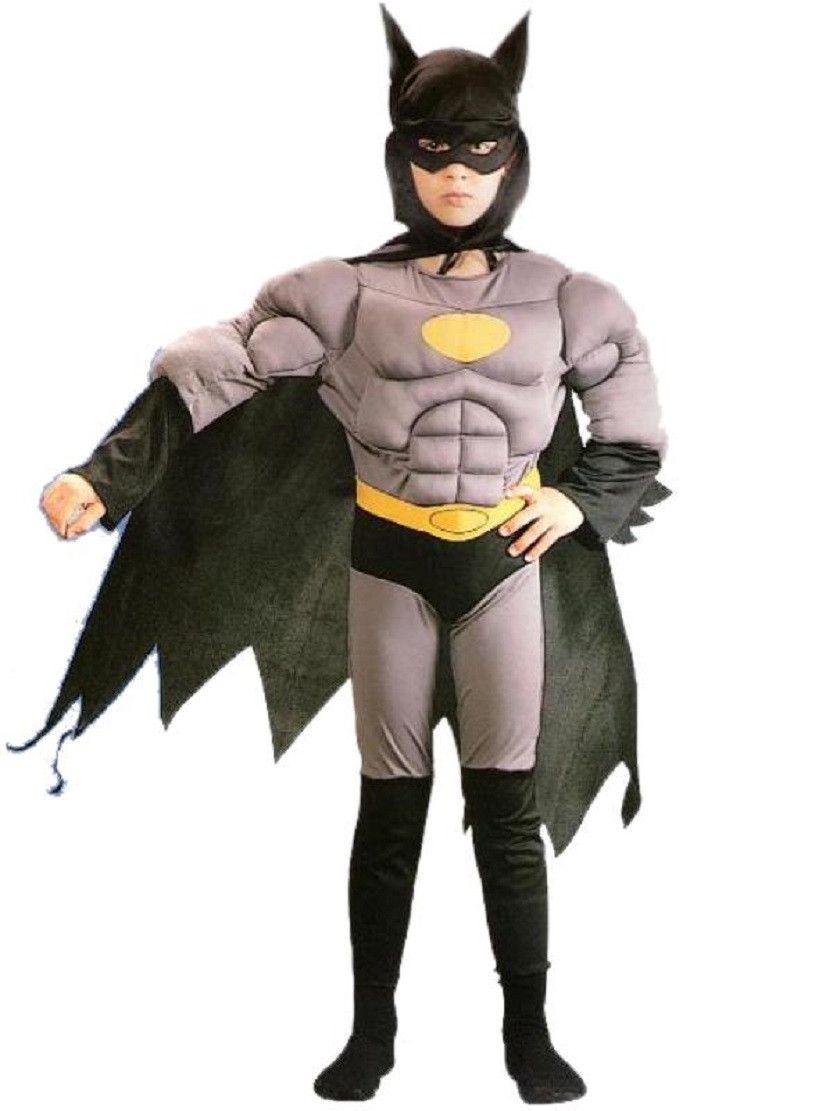 Maschera Batman Batboy Uomo Pipistrello Halloween Horror Bambino rigida  Cosplay