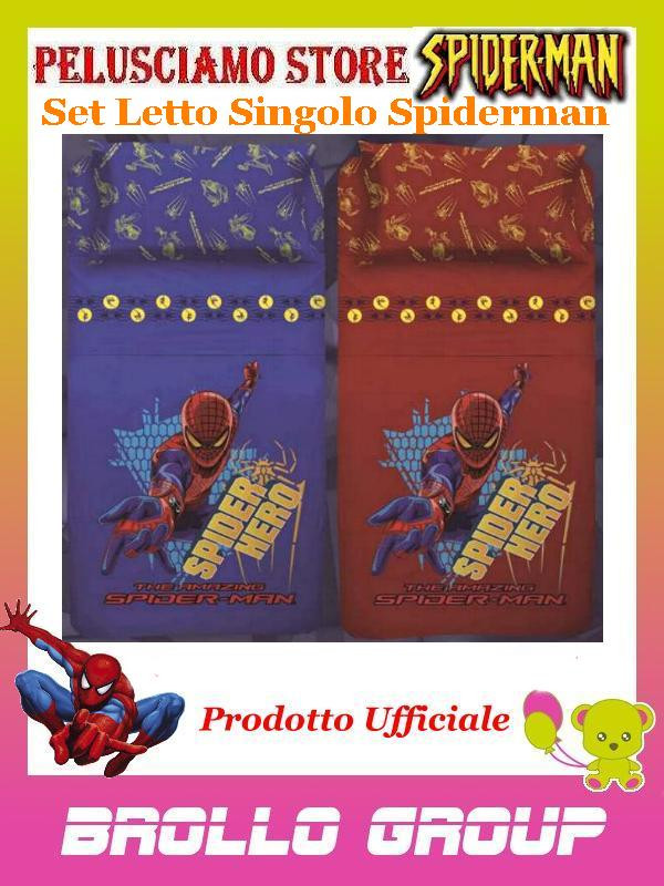 Set Letto Singolo Spiderman - Completo Lenzuola