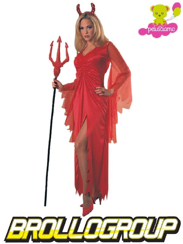 Costume Halloween Carnevale Donna Diavola Diavoletta Rubie's