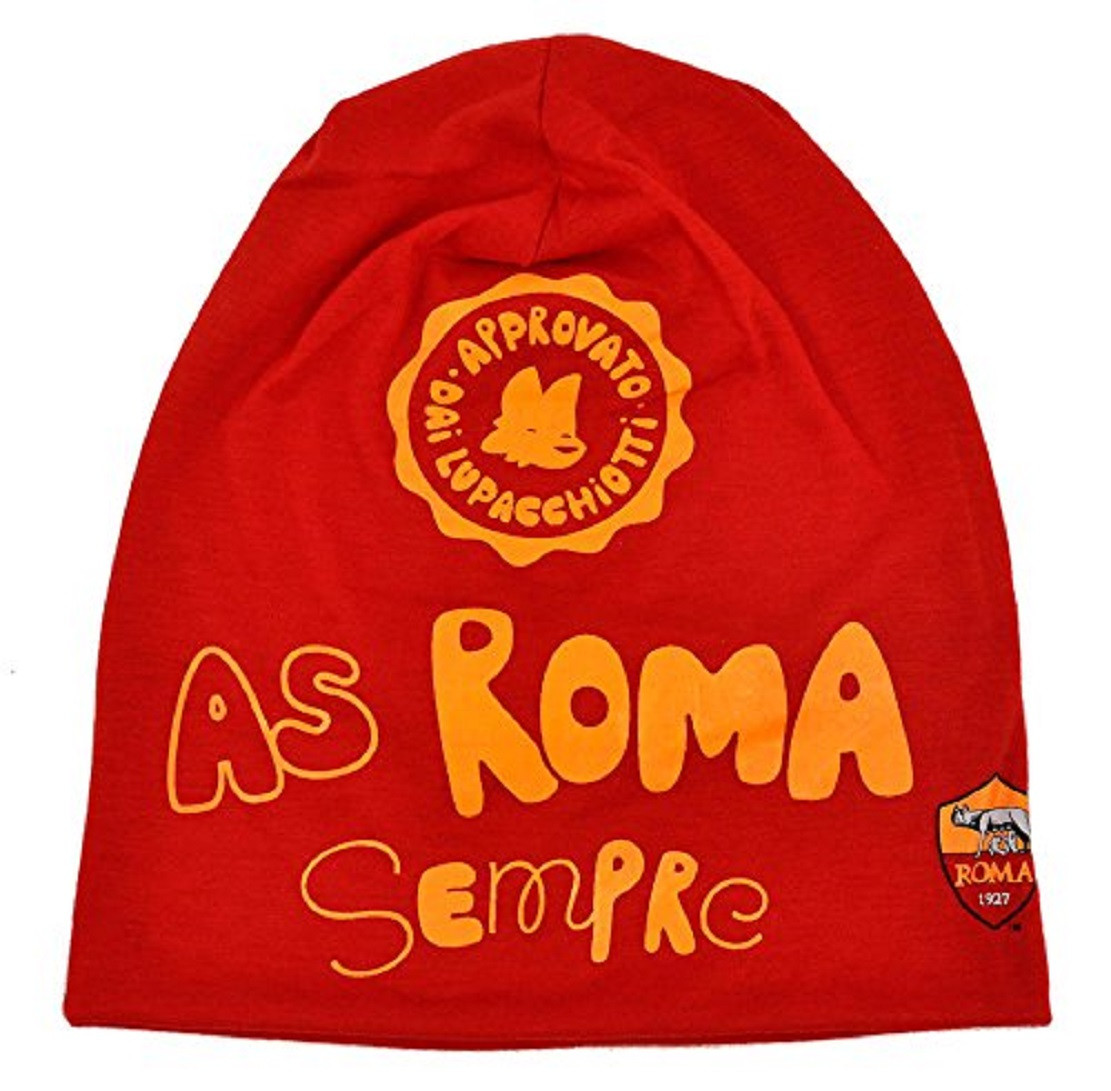 A.S. Roma Calcio - Berretto Jersey + Borsetta Ufficiale PS 07857 Pelusciamo Store Marchirolo