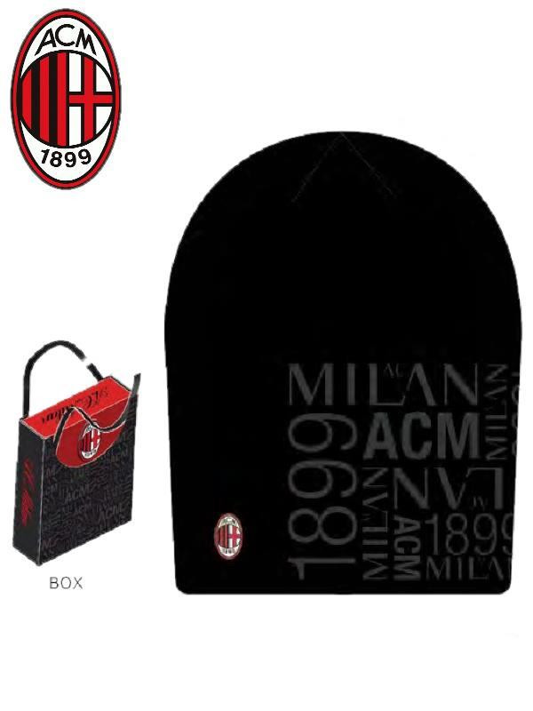 Abbigliamento ufficiale Milan calcio cappello rasta reversibile big *19078 pelusciamo.com