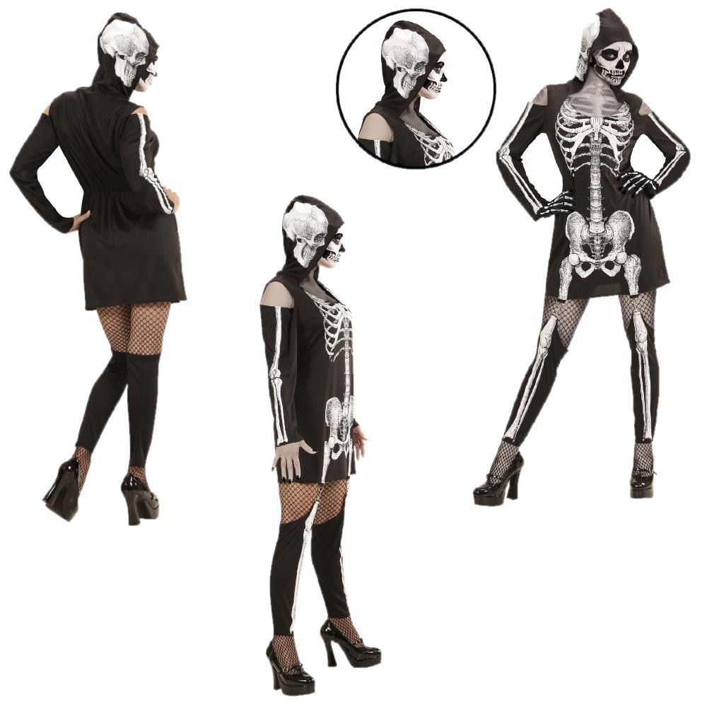 Costume Halloween Donna, Vestito da  Scheletro *24556 Ragazza | pelusciamo.com