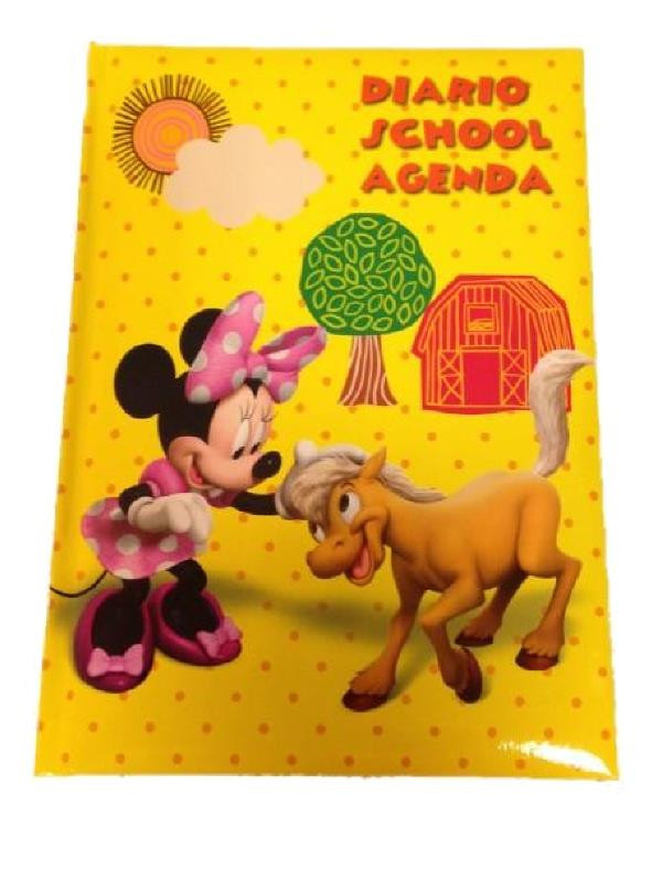 Diario Scuola 12 mesi Minnie, Agenda Topolina Disney | pelusciamo.com