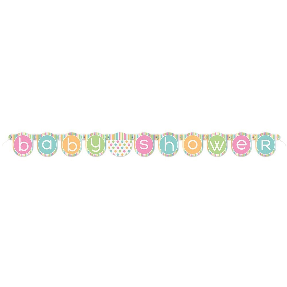 Banner in Carta , Baby Shower Unisex PS 09630 Party Nascita | Pelusciamo.com