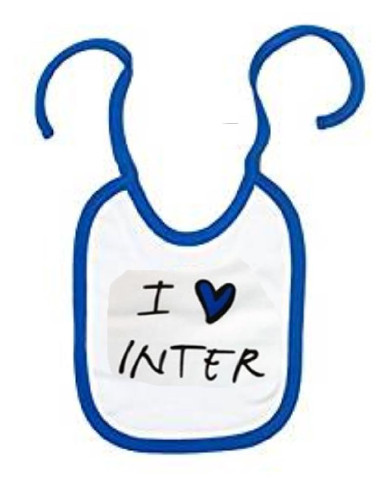 Bavaglino Neonato Inter Bavetta Interlock Ufficiale FC Internazionale PS 03543