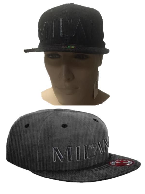 Cappello Milan Snapback Berretto baseball gadget tifosi calcio *02237 pelusciamo store