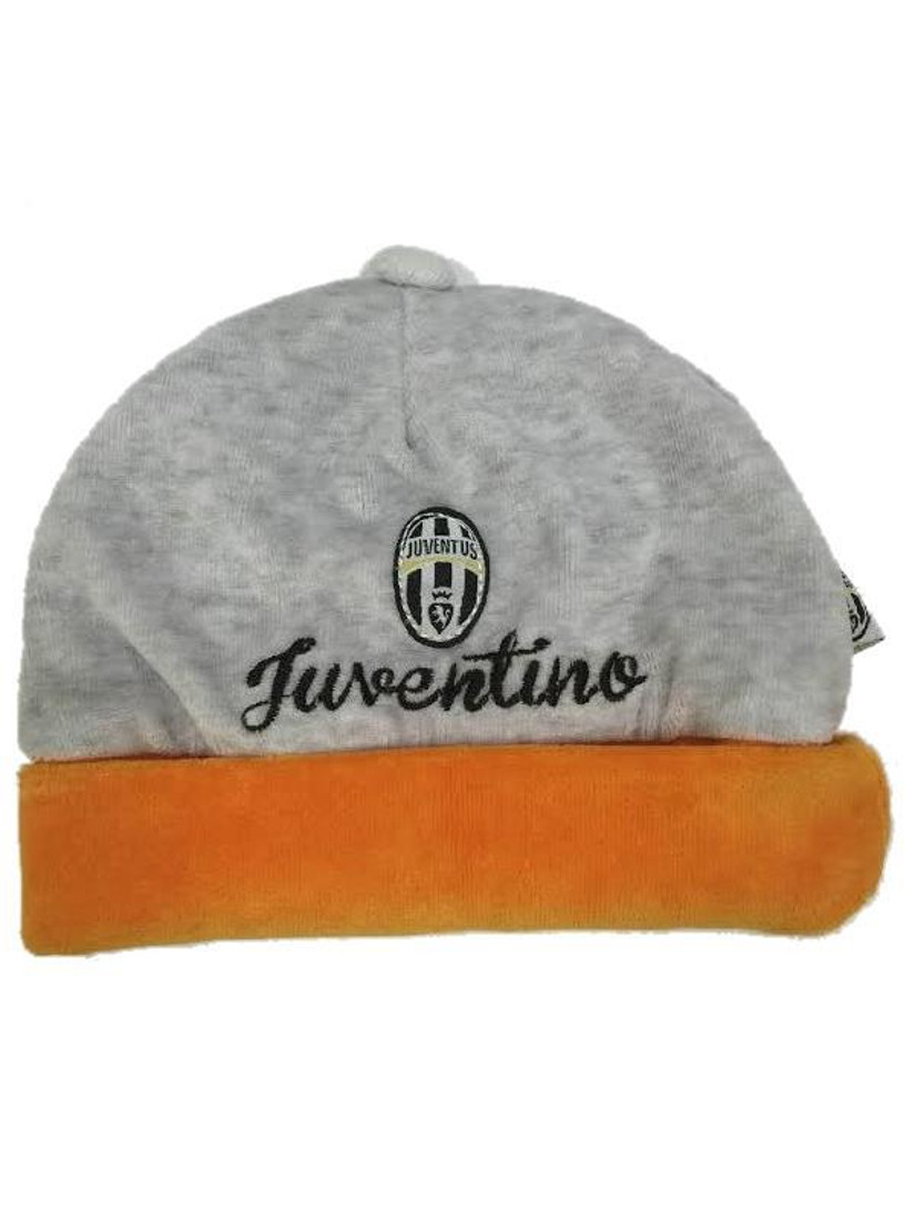 Cappellino neonato in ciniglia ufficiale Juventus Juve *00872