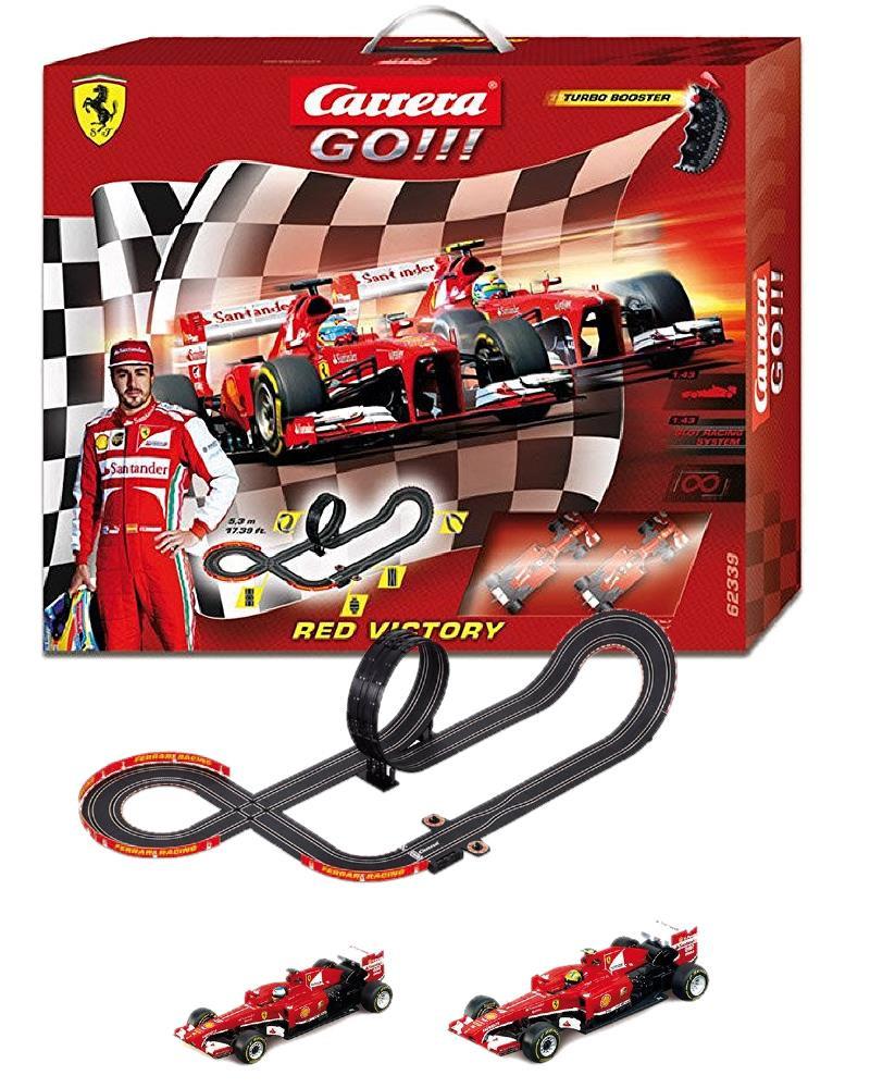 Gioco Pista Carrera GO Red Victory 03815 piste auto giocattoli per bambini pelusciamo store