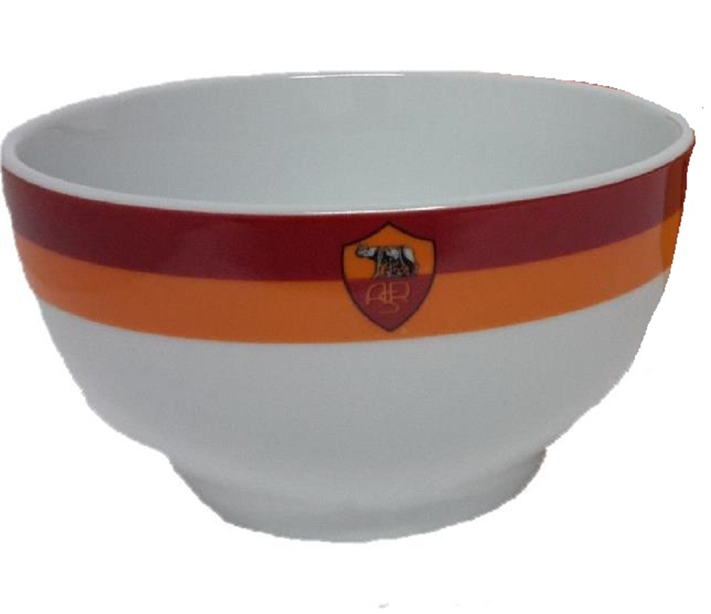 Ciotola latte in ceramica Roma calcio tazza colazione casa 04566 pelusciamo