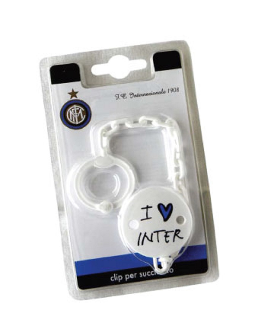 Clip Per Succhietto, FC Internazionale Gadget Neonato PS 05764 Pelusciamo Store Marchirolo