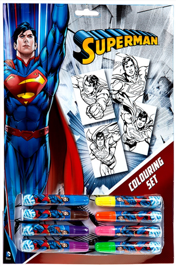 Set Gioca e Colora Superman *23413| Pelusciamo.com