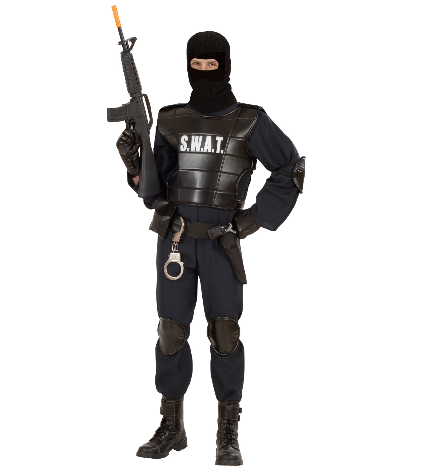Costume Carnevale Adulto  Swat , polizia corpi speciali | Pelusciamo store