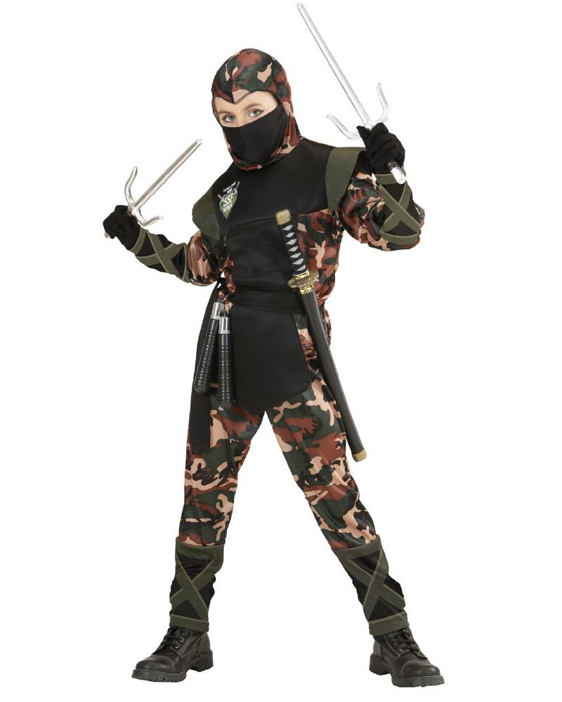 Costume Carnevale Bambino Soldato Ninja PS 24938 Pelusciamo Store Marchirolo