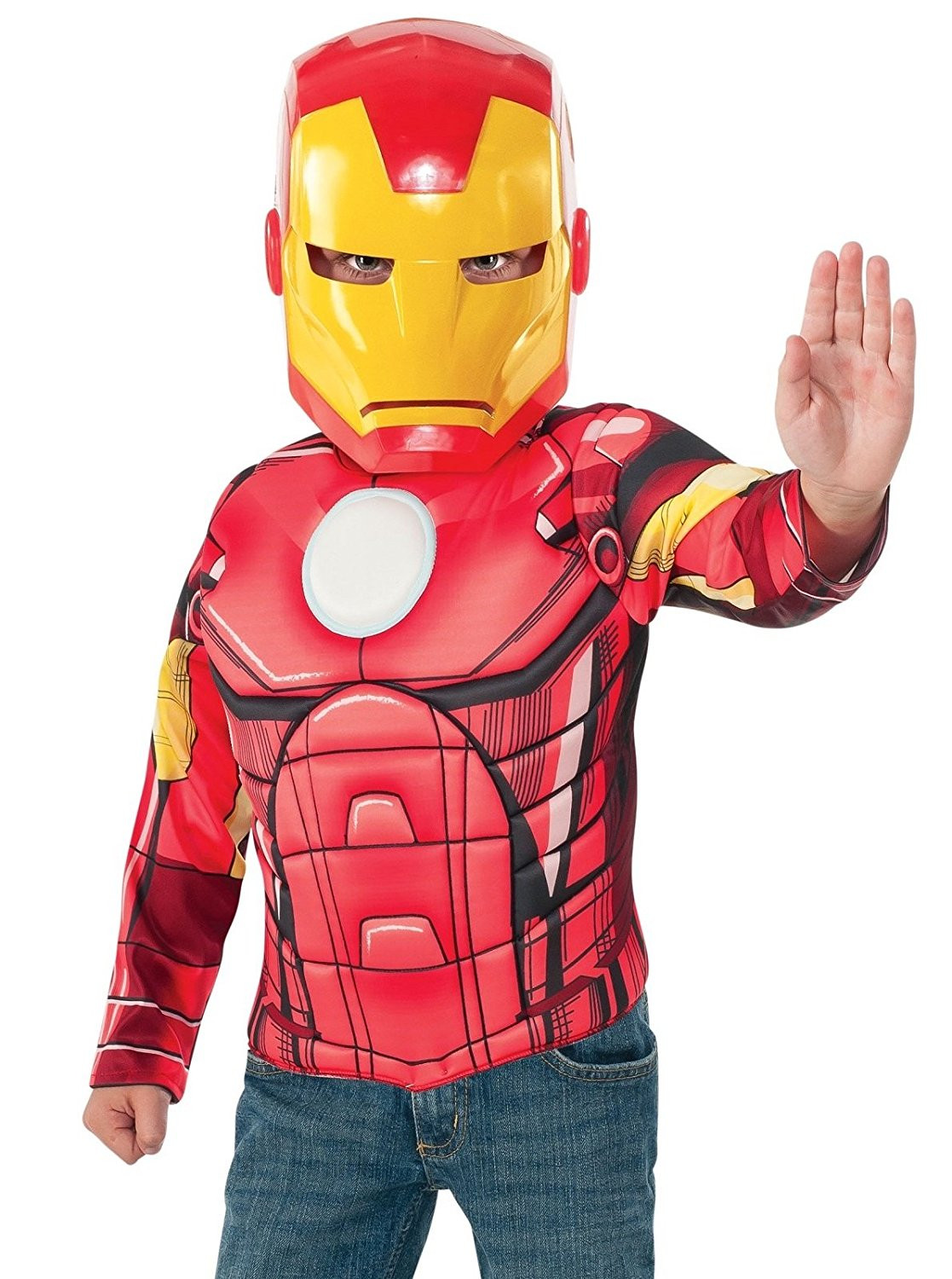 Set Carnevale bambino Iron Man con muscoli The Avengers *05035 pelusciamo store