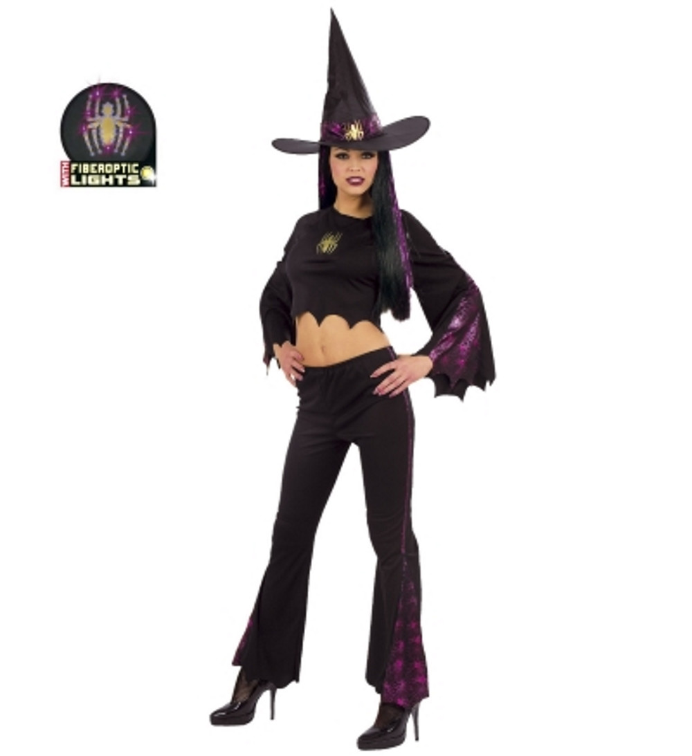 Costume Halloween Ragazza, Vestito Strega Luminoso | pelusciamo.com