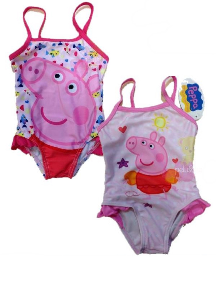 Costume da bagno bambina intero maialino Peppa Pig mare piscina *16562