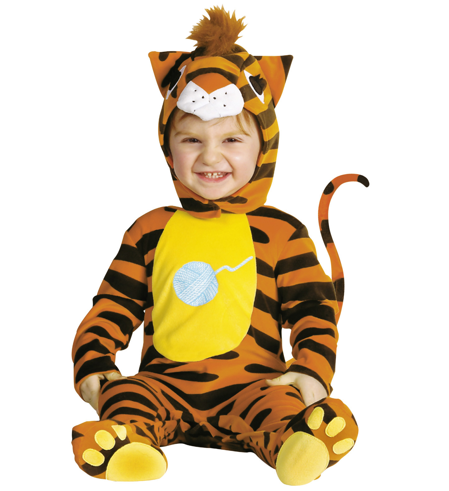 Tigre Costume Carnevale Calda Tuta Bambini Tiger Baby Costume