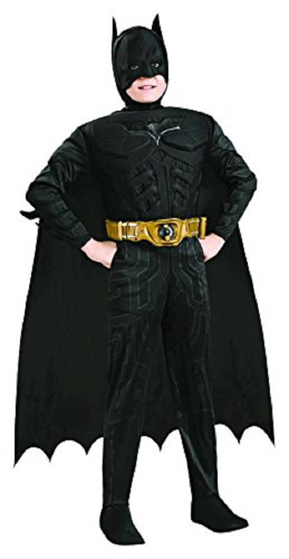 Costume Carnevale Bambino Batman Muscoli Deluxe PS 26027