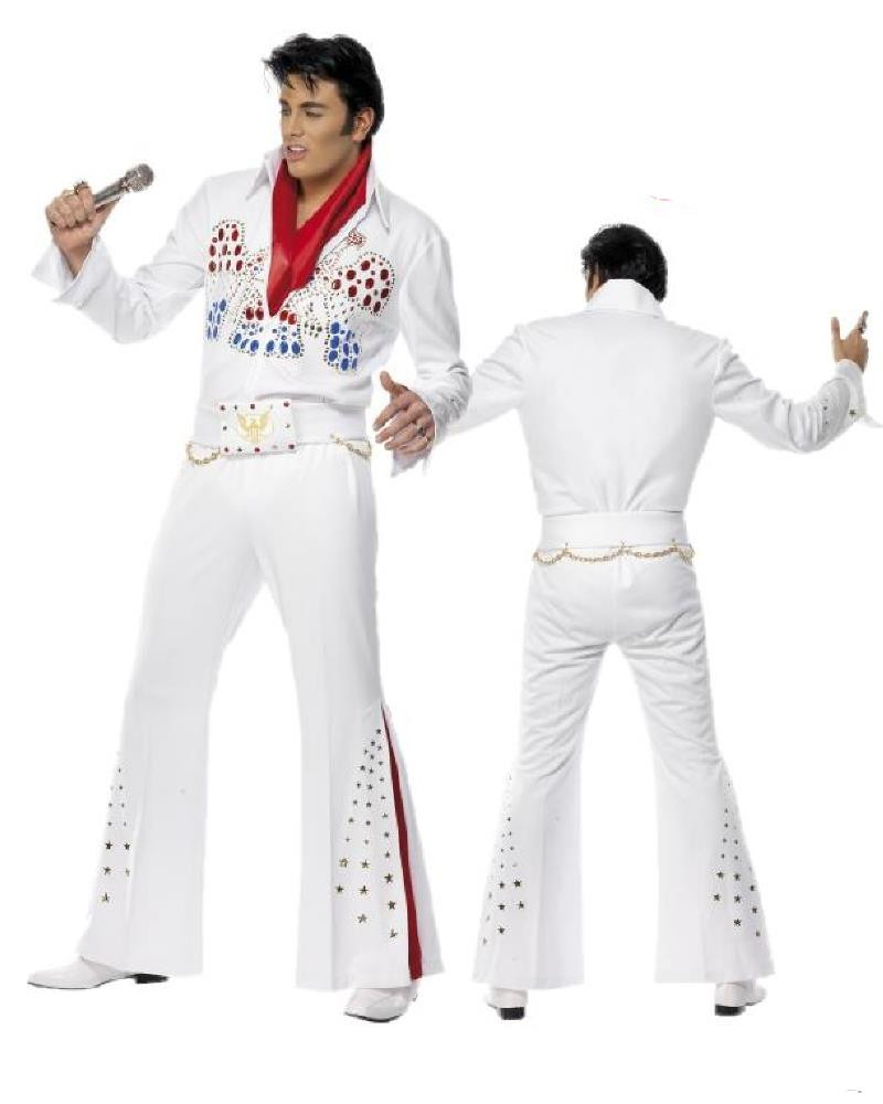 Costume Carnevale Elvis Presley  American Eagle travestimento costumi