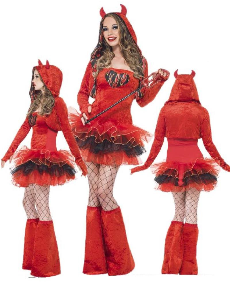 Costume Halloween Carnevale Donna Diavolo Tutu Smiffys ,Diavoletto | Pelusciamo.com