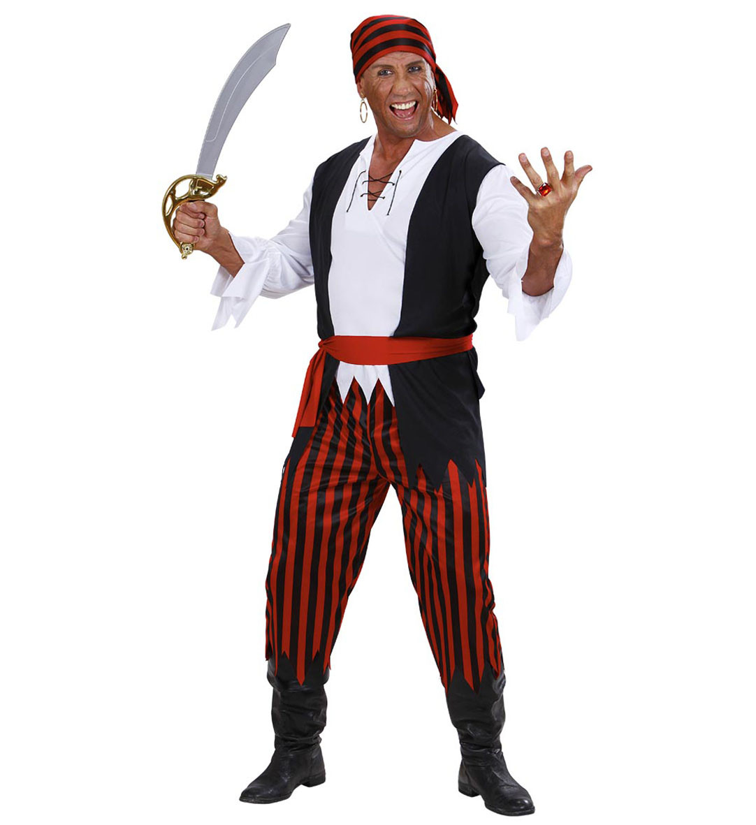 Costume Carnevale Adulto, Travestimento Pirata  | Pelusciamo.com