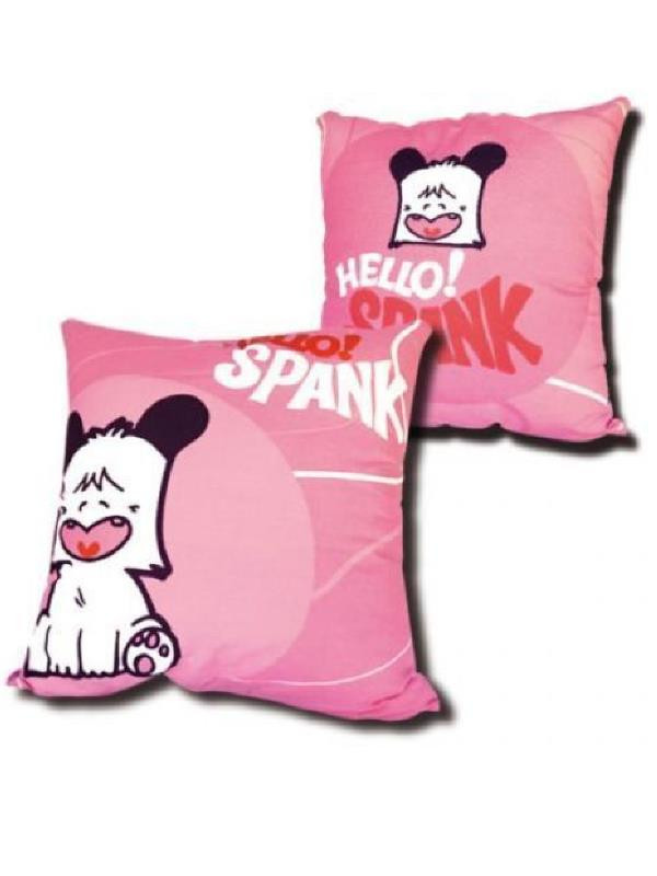 Cuscino Hello Spank rosa 40x40 cm. cartoni animati anni 80 *01782 | Pelusciamo.com