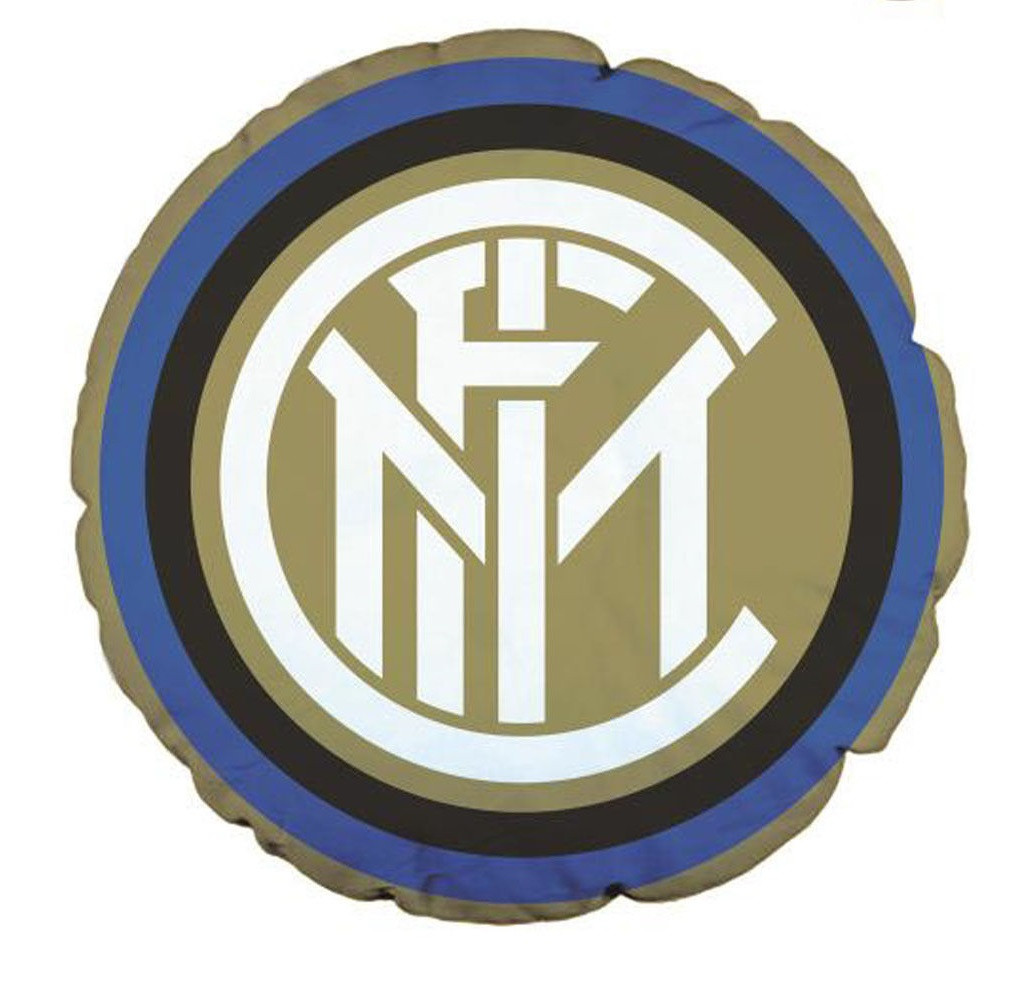 Cuscino sagomato logo F.C. Internazionale 40x40 cm N05572 Pelusciamo