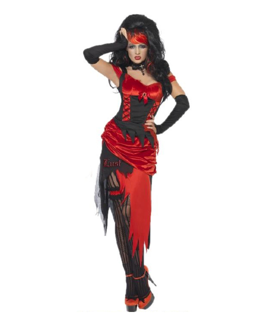 Costume Halloween Carnevale Donna Lust Lussuria Diavolo Smiffys