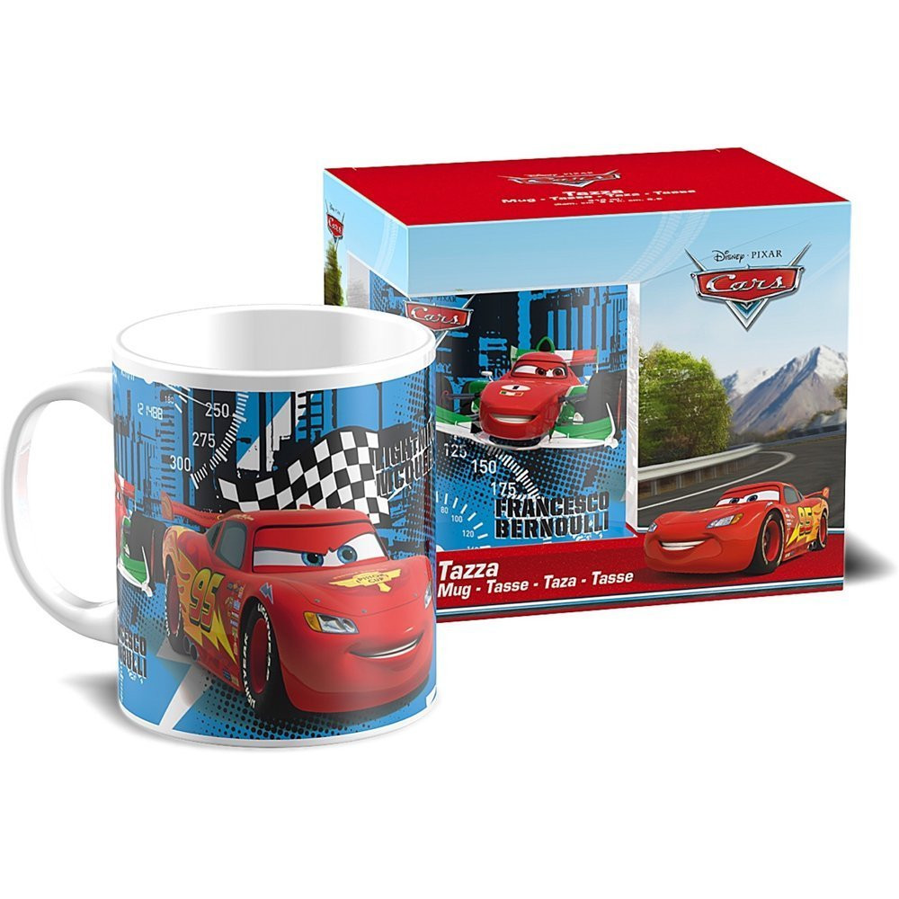 Disney Pixar Cars Tazza In Ceramica Mug Saetta MC Queen PS 08845 Pelusciamo Store Marchirolo