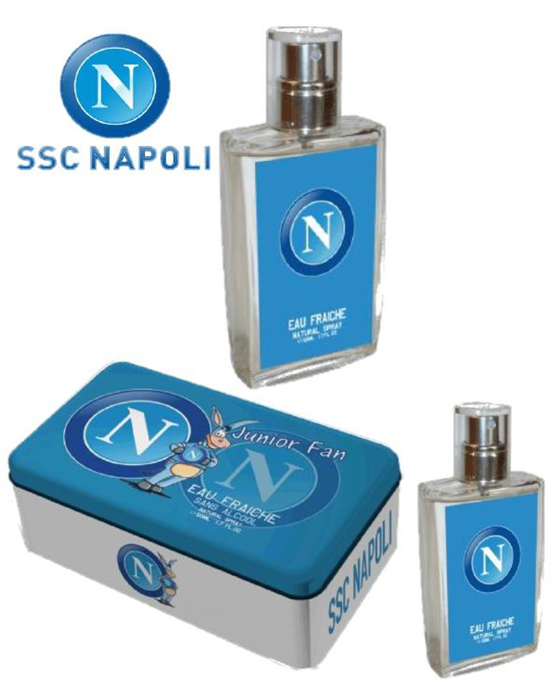 Accessori ufficiali Ssc Napoli calcio acqua profumata 50 ml. *19148 pelusciamo store