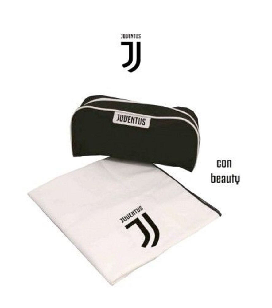 Telo Mare Sport Juve JJ Microfibra 50x100 cm. Ufficiale Juventus PS 05623 Pelusciamo Store Marchirolo